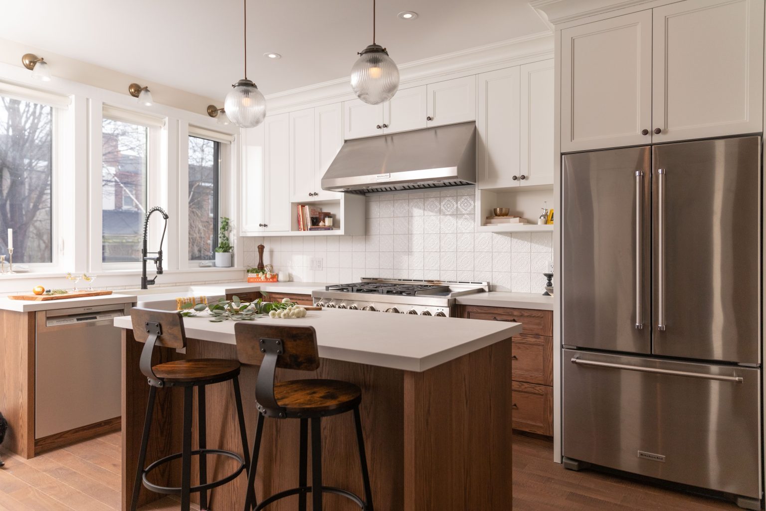 #take2onearlgrey is an East End home that may have been small in size, but had charm in spades—and our clients wanted to make sure that charm was front and centre. From the start, it was clear they had a deep love for the character and history of the house, so our goal was to preserve and celebrate those original details while gently refining the space for modern living. We leaned into a traditional design sensibility, incorporating classic millwork, warm tones, and heritage-inspired fixtures that felt right at home. Original elements—like a beautiful old door was lovingly restored and highlighted, giving the house a sense of continuity and soul. Every decision was made with care and honoured the past without feeling dated. The result? A home that feels warm, timeless, and truly loved.